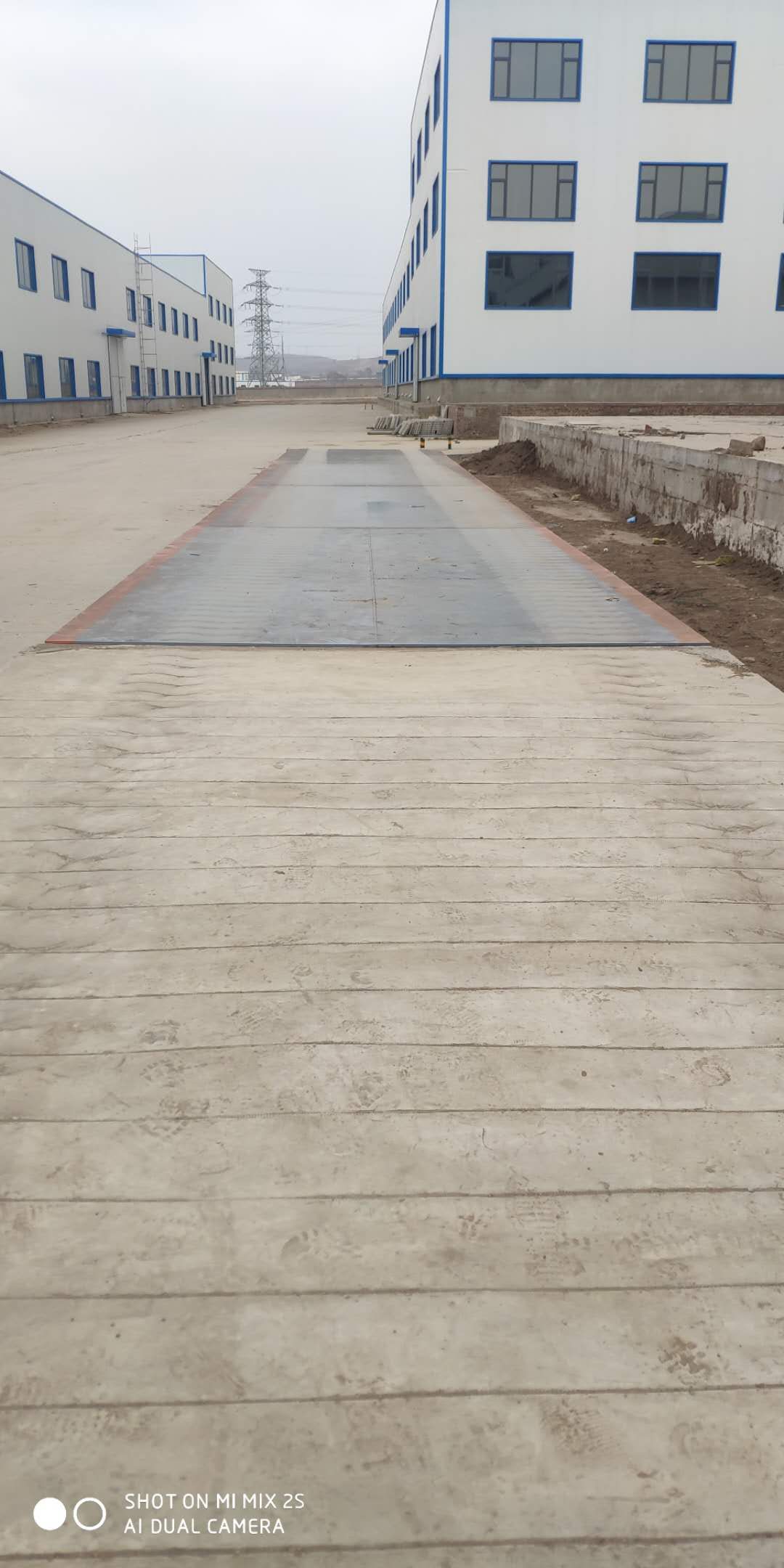 中建5局3-16米120噸地磅案例